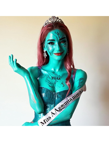 Pintura Facial y Corporal MEICOLY Teal 30g a Prueba de Agua