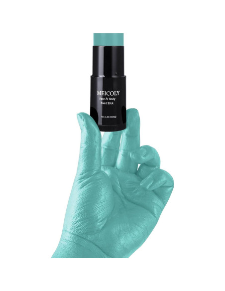 Pintura Facial y Corporal MEICOLY Teal 30g a Prueba de Agua