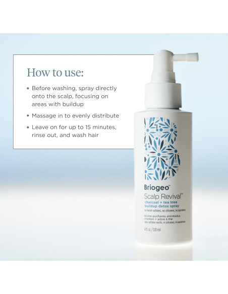 Spray Detox Briogeo 118 ml - Tratamiento Cuero Cabelludo Seco