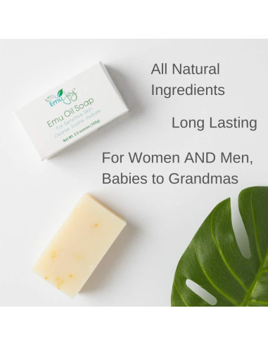 Jabón de Aceite de Emú Emu Joy 99g para Piel Sensible