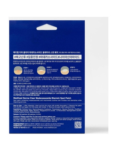 Mediheal Parche Hidrocoloide Madecassoside 132 Unidades