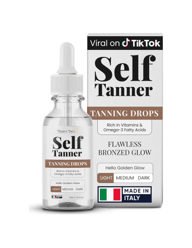Gotas de Bronceado Autonivelante Team Tan - Claro 91g
