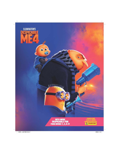 Álbum de Stickers Despicable Me 4 Panini 32 Páginas
