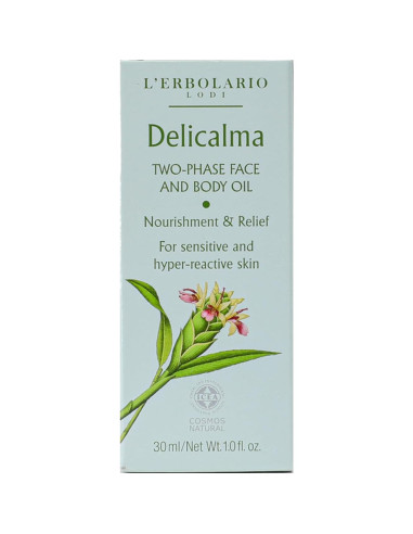 Aceite Facial y Corporal L'Erbolario Delicalma 136 g - Jengibre