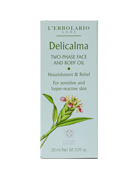 Aceite Facial y Corporal L'Erbolario Delicalma 136 g - Jengibre