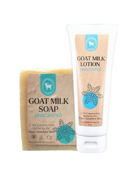 Paquete Cuidado Piel Hecho a Mano Honey Sweetie Acres - Jabón y Loción