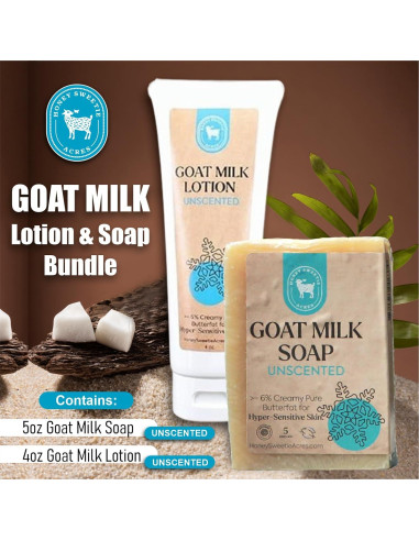 Paquete Cuidado Piel Hecho a Mano Honey Sweetie Acres - Jabón y Loción