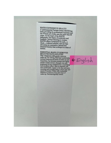 Leche Limpiadora Esencial MATIS PARIS AUTHENTIK-MILK 200ml