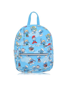 Mochila Mini Unisex Fast Forward de los Pitufos 25.4 cm