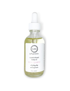 Aceite Corporal Orgánico Honeybee Gardens Cuarzo Rosa 59 ml