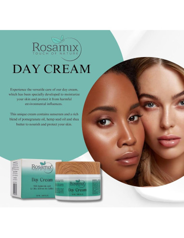 Crema Hidratante Facial Diaria Rosamix 50 ml Ácido Hialurónico