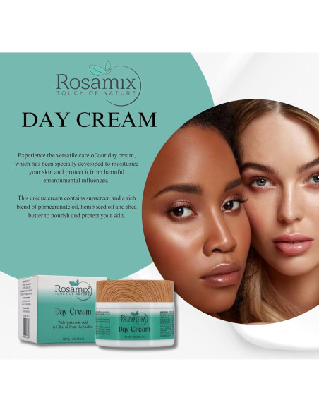 Crema Hidratante Facial Diaria Rosamix 50 ml Ácido Hialurónico