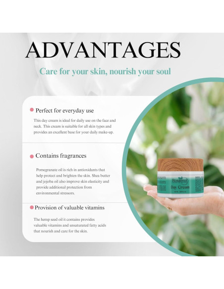 Crema Hidratante Facial Diaria Rosamix 50 ml Ácido Hialurónico