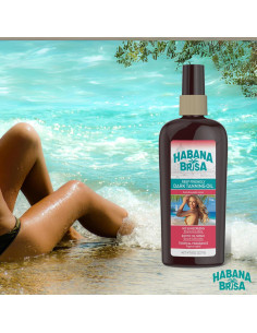 Aceite Bronceador Mineral Oscuro Habana Brisa 2x240ml Vegano 2