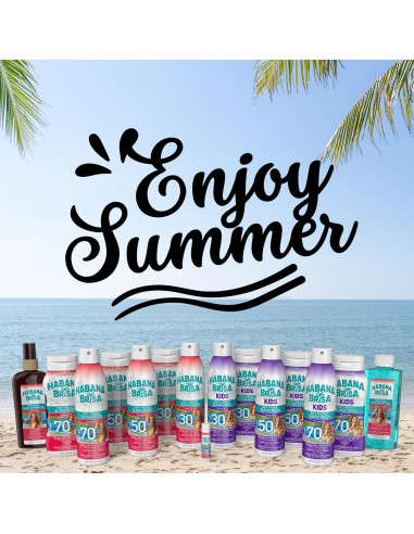 Aceite Bronceador Mineral Oscuro Habana Brisa 2x240ml Vegano