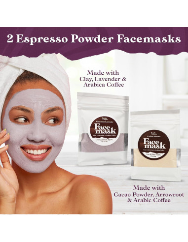 Caja de Regalo Spa 7 Piezas Café Rico Mocha y Lavanda