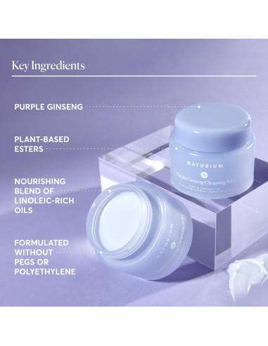 Bálsamo Limpiador Facial Naturium Ginseng Púrpura 85 g