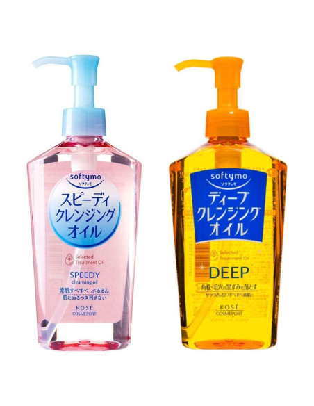 Juego de 2 limpiadores KOSE Softymo 230ml - Aceite Profundo