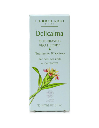 Aceite Facial y Corporal L'Erbolario Delicalma 136 g - Jengibre