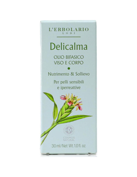 Aceite Facial y Corporal L'Erbolario Delicalma 136 g - Jengibre