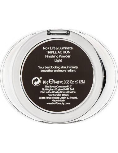 Polvo Compacto Fijador No7 Lift & Luminate - Claro 10g