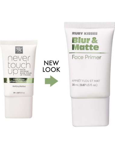 Primer Facial Mattificante Ruby Kisses RFP01 - Acabado Suave