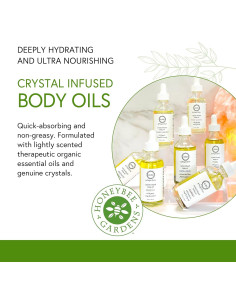 Aceite Corporal Orgánico Honeybee Gardens Cuarzo Rosa 59 ml 2