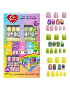 Uñas Postizas Care Bears 36 Piezas para Niñas - Townley Girl