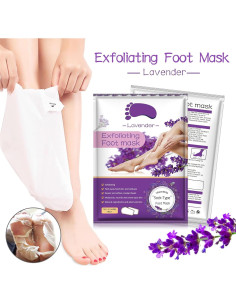Mascarilla Exfoliante para Pies Wlytech - 5 Paquetes Hidratantes 2