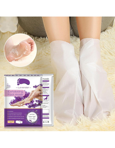 Mascarilla Exfoliante para Pies Wlytech - 5 Paquetes Hidratantes