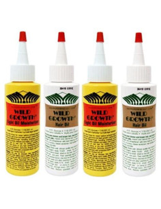 Sistema Crecimiento Salvaje Cabello Aceite y Acondicionador 2 Paquetes