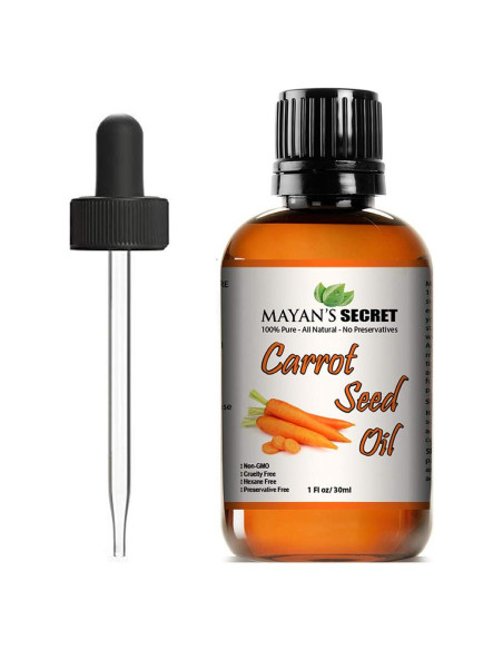 Aceite de Semilla de Zanahoria Puro Mayan's Secret 30ml Aceite de Semilla de Zanahoria Puro Mayan's Secret 30ml