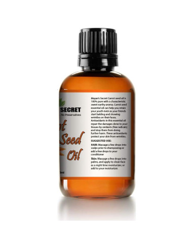 Aceite de Semilla de Zanahoria Puro Mayan's Secret 30ml