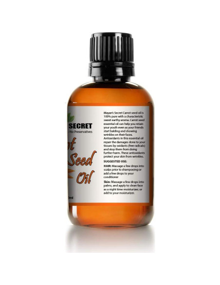 Aceite de Semilla de Zanahoria Puro Mayan's Secret 30ml Aceite de Semilla de Zanahoria Puro Mayan's Secret 30ml