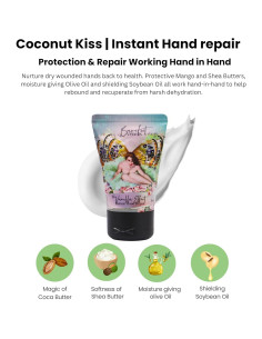 Crema Reparadora para Manos Barefoot Venus Efecto Vainilla 60ml (2 Paquetes) 2