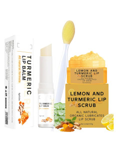 Juego de Cuidado Labial YJLYQF: Exfoliante y Bálsamo Natural