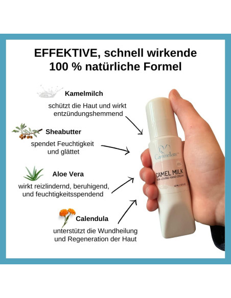 Crema de Manos Cammellatte 50ml - Leche de Camello y Aloe Vera