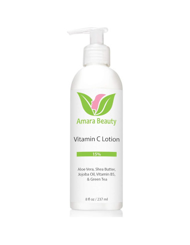 Loción Facial y Corporal de Vitamina C Amara Beauty 15% 227 g