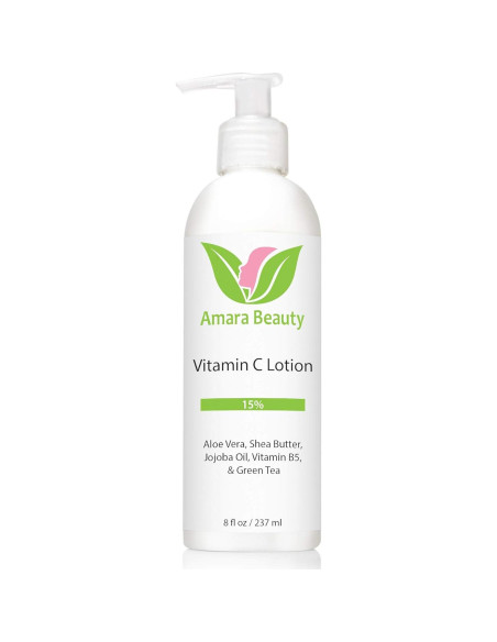 Loción Facial y Corporal de Vitamina C Amara Beauty 15% 227 g