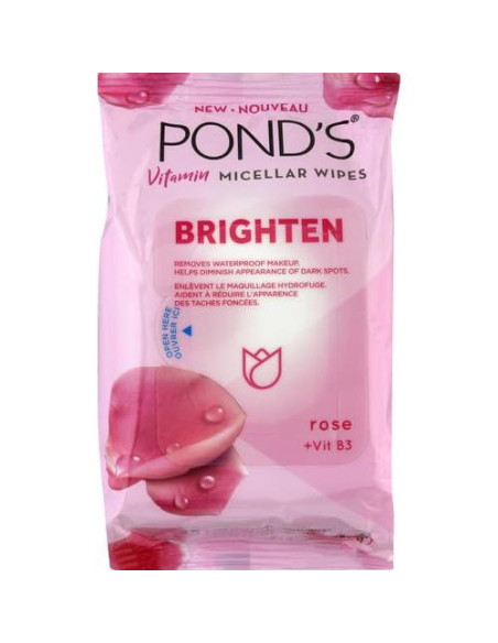 Toallitas Micelares Pond's Rosa Iluminadora 25 Unidades Toallitas Micelares Pond's Rosa Iluminadora 25 Unidades