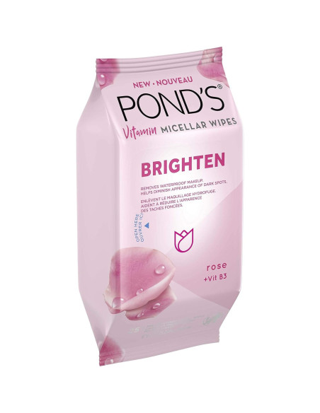 Toallitas Micelares Pond's Rosa Iluminadora 25 Unidades Toallitas Micelares Pond's Rosa Iluminadora 25 Unidades