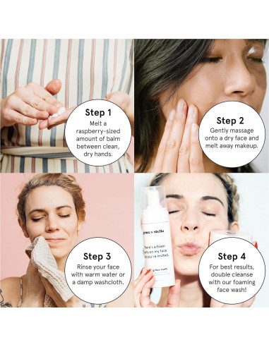 Bálsamo Limpiador Desmaquillante Grace & Stella 102g Vegano