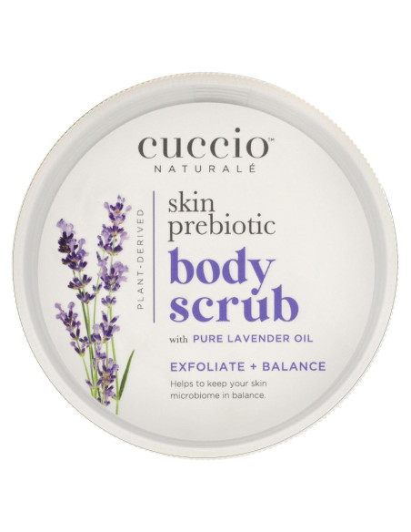 Exfoliante Corporal Prebiótico Cuccio Naturale Lavanda 284 g