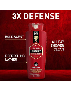 Gel de Ducha Old Spice Swagger 2x24 oz Aroma Madera de Cedro 2