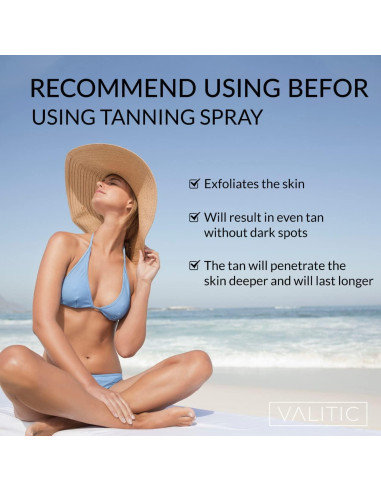 Guante Exfoliante Valitic Negro - Esfregador Corporal y Facial