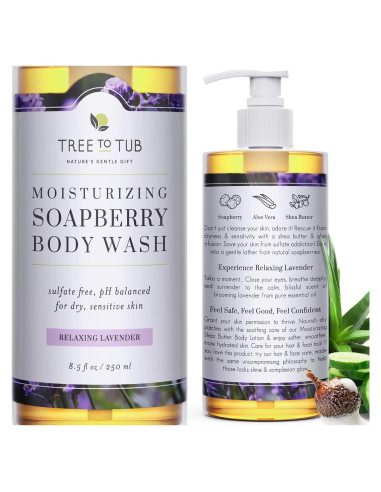 Jabón Corporal Hidratante Tree to Tub 250ml Lavanda Piel Sensible
