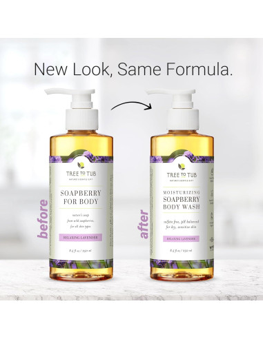 Jabón Corporal Hidratante Tree to Tub 250ml Lavanda Piel Sensible