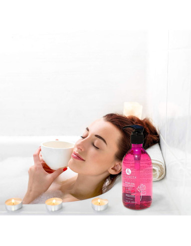 Jabón Corporal Hidratante Luseta 500ml Aceite de Rosa