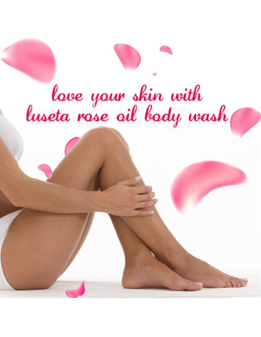 Jabón Corporal Hidratante Luseta 500ml Aceite de Rosa
