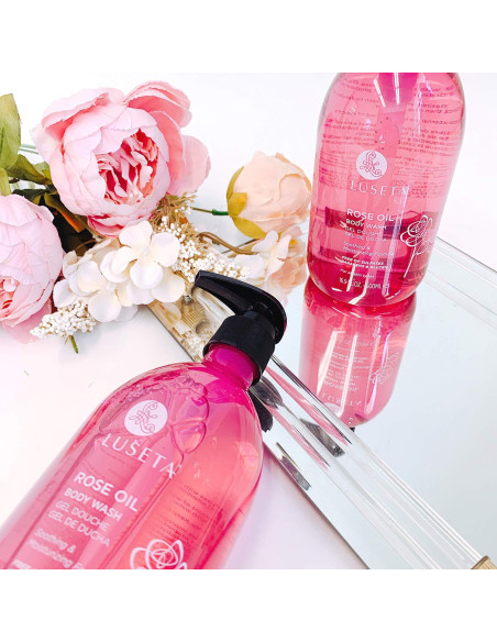 Jabón Corporal Hidratante Luseta 500ml Aceite de Rosa